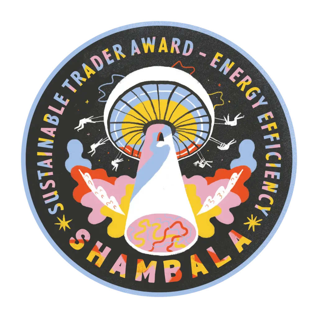 Shambala 2023 Sustainable Trader Badge The Big Arancini